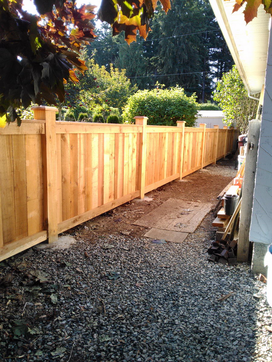 Cedar Fencing, Custom Cedar Fences, Photos, Nanaimo, Campbell River