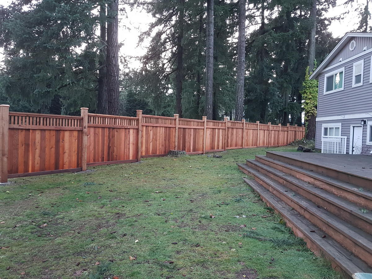 Cedar Fencing, Custom Cedar Fences, Photos, Nanaimo, Campbell River