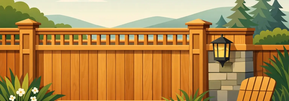 Cedar Craftsman Fence Ideas Built to Last