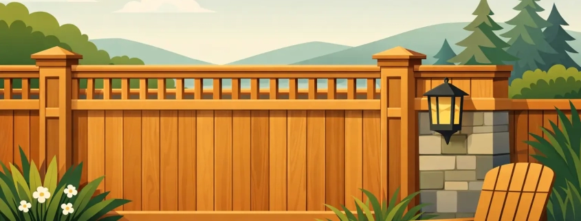 Cedar Craftsman Fence Ideas Built to Last