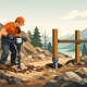 Concrete Drilling for Fence Posts on Tough Sites