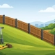 How to Fence a Sloped Yard That Stays Straight
