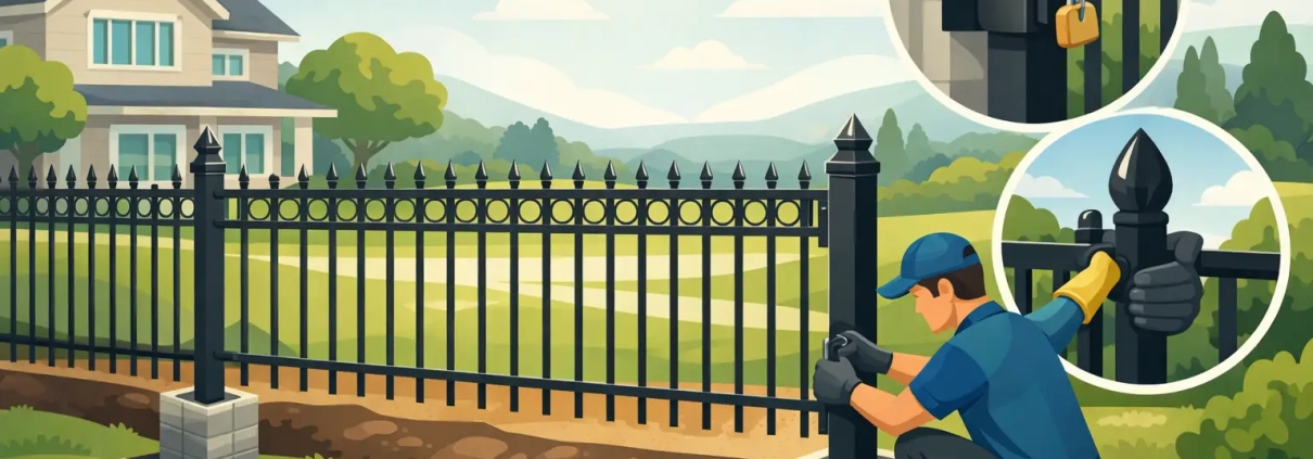 Ornamental Fence Installation That Lasts
