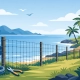 Wire Fence Installation Built for Island Land
