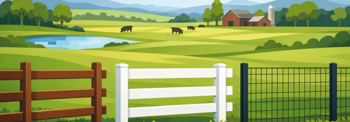 Best Fencing for Acreage Properties That Lasts