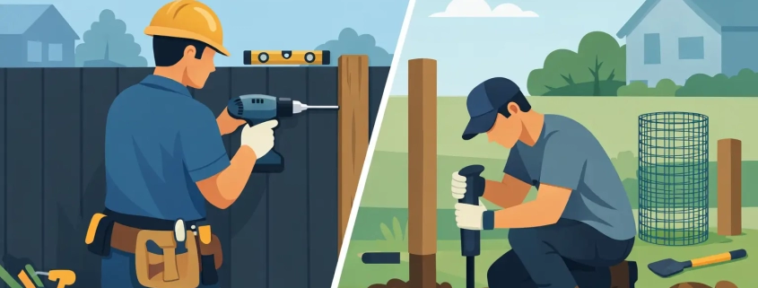 Professional Installation Versus DIY Fencing
