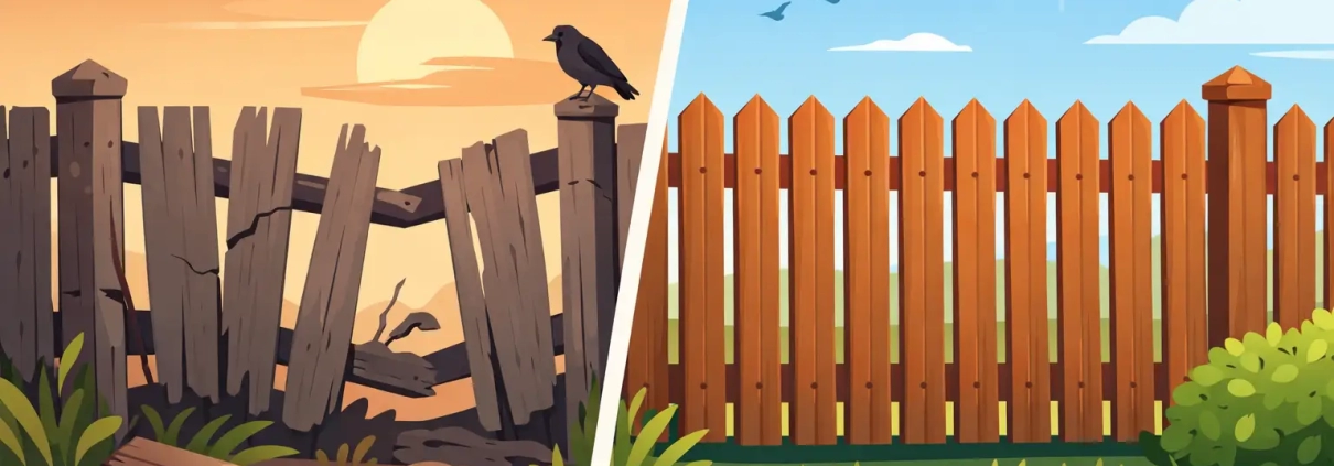 When Should a Fence Be Replaced? 8 Clear Signs