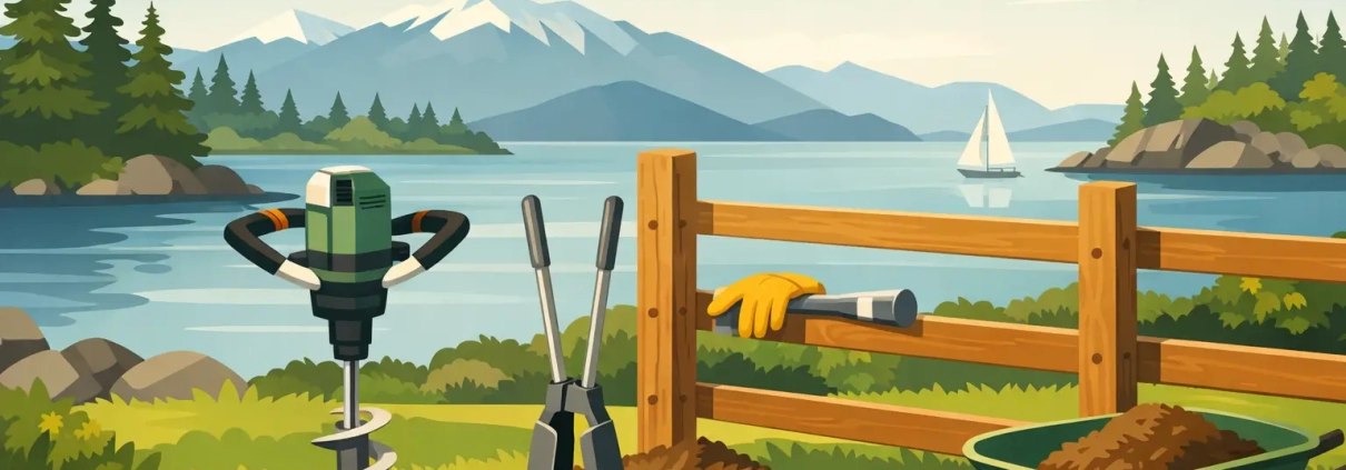 A Guide to Fence Post Drilling on Vancouver Island