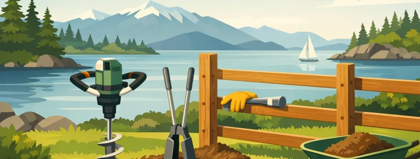 A Guide to Fence Post Drilling on Vancouver Island