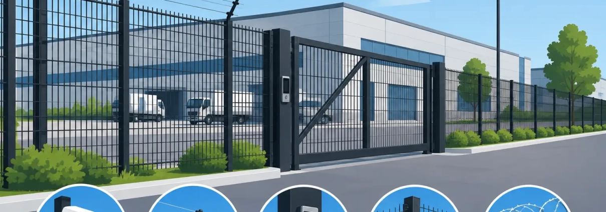 Best Commercial Fence Security Options for Sites
