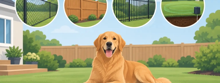 Best Dog Containment Fence Types for Your Yard