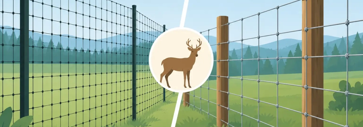 Deer Netting Versus Wire Fencing Compared