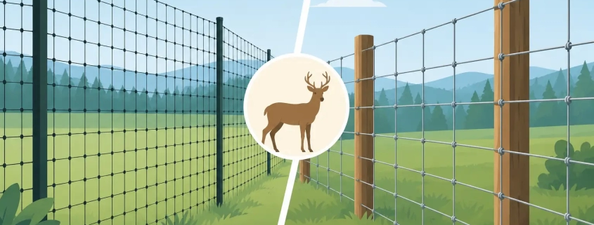 Deer Netting Versus Wire Fencing Compared