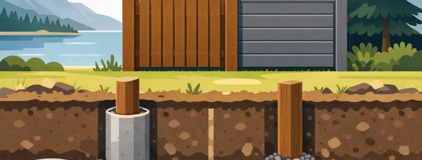 Do Fences Require Concrete Footings on Vancouver Island?