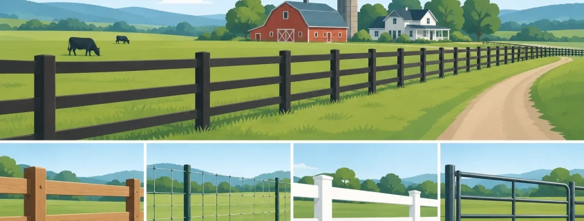Farm Boundary Fencing Options for Acreages