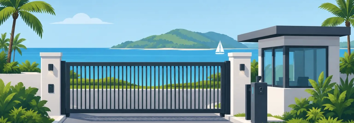 Commercial Security Gate Guide for Island Sites
