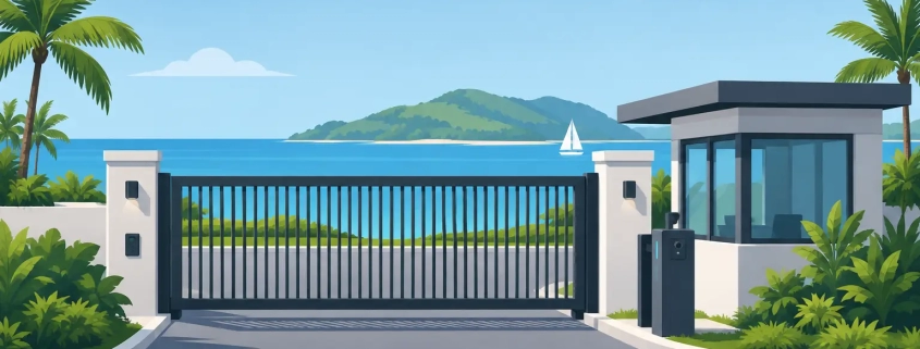 Commercial Security Gate Guide for Island Sites