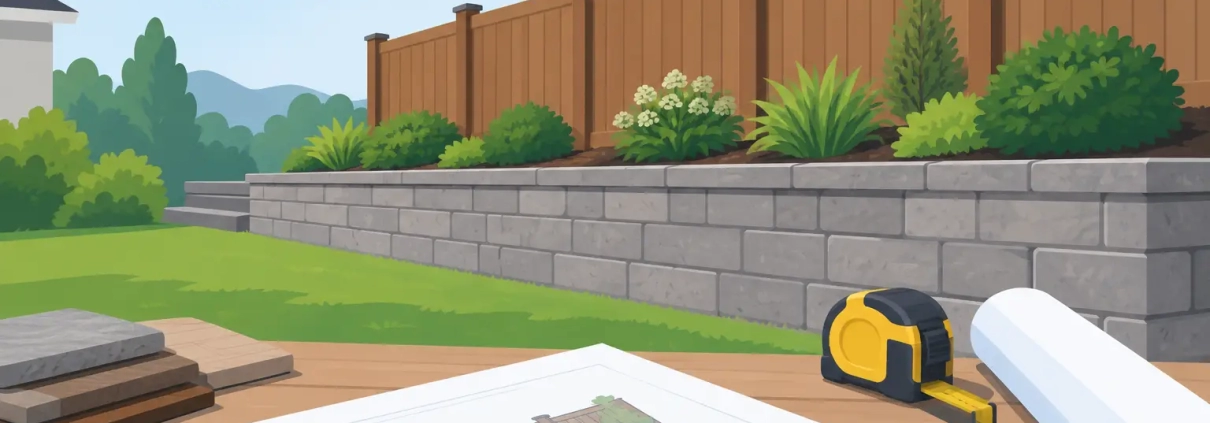 Planning Your Retaining Wall Fence Project