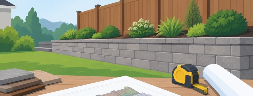 Planning Your Retaining Wall Fence Project